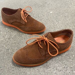 Cole Haan - Nike LUNARGRAND Suede Wingtip Oxford Women's 8 Dress Casual Shoe